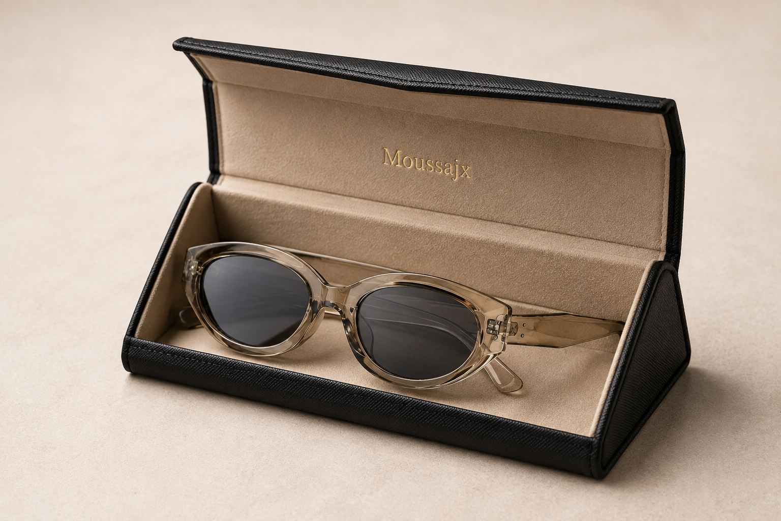 Champagne Oval Sunglasses - Image 5